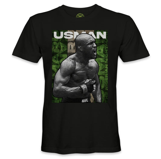 Playera Kamaru Usman UFC - The Nigerian Nightmare - QONAN FIGHTWEAR MEXICO