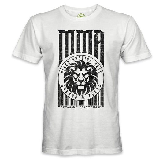 Playera Mma Ufc Beast Mode Jiu Jitsu Algodón Peinado - QONAN FIGHTWEAR MEXICO